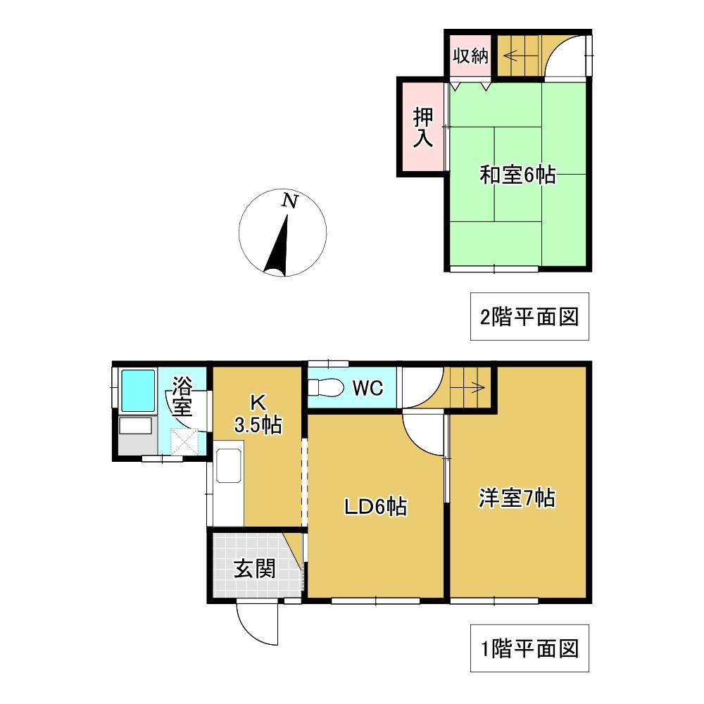 春光町３丁目２０番　戸建て 間取り