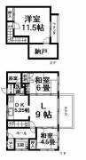 無加川町４３８番　売家 間取り