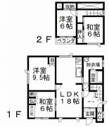 東三輪４丁目１６番　売家 間取り