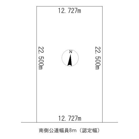 売土地　桂町３丁目 間取り