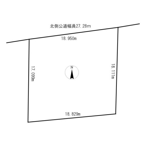売土地　相内町 間取り