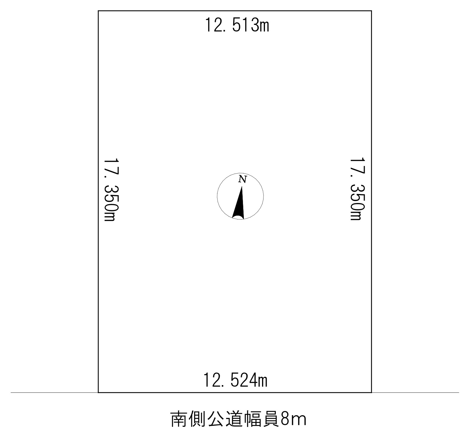 売土地　美山町南７丁目 間取り