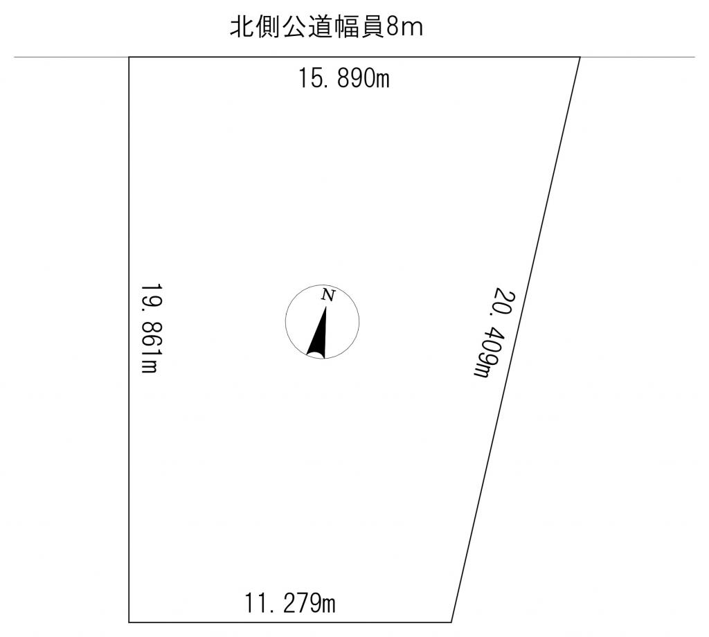 売土地　北光 間取り