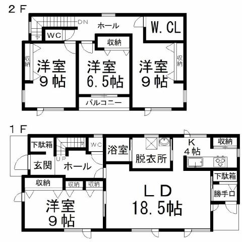 南仲町２丁目１１番  売家 間取り