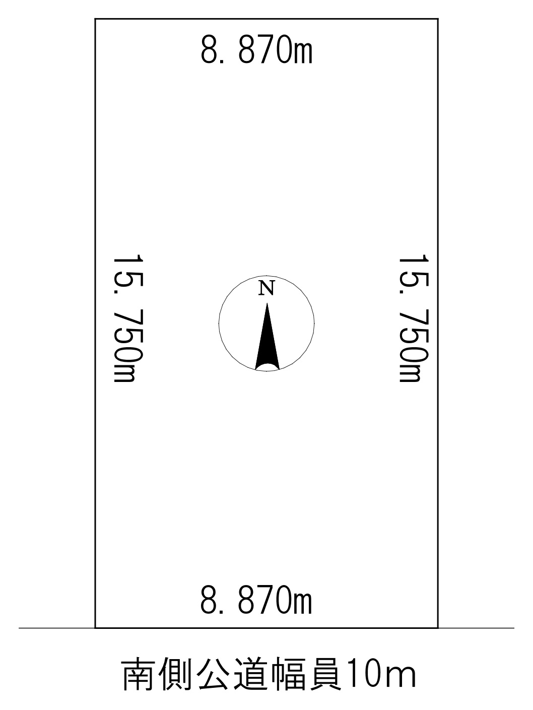 売土地　幸町６丁目 間取り