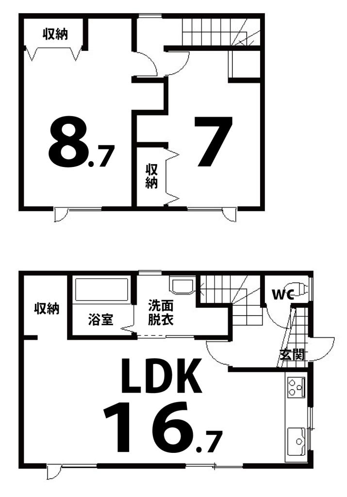 常盤町4丁目5-12 間取り