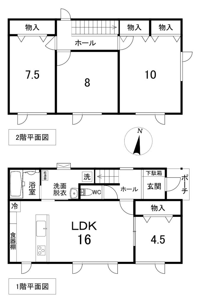 新築戸建　高栄東町４丁目10番地13 間取り