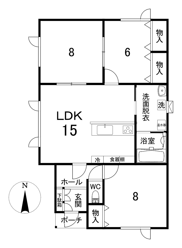 新築戸建　美山町南９丁目36番地28 間取り