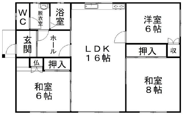 無加川町６２５番　売家 間取り