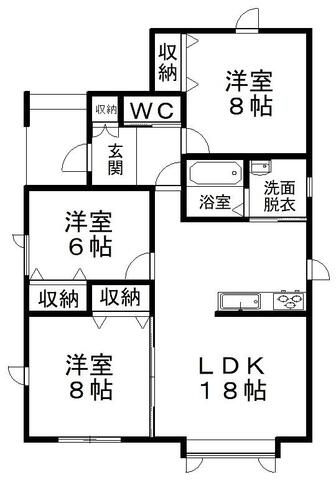 東陵町１４０番地　売家 間取り