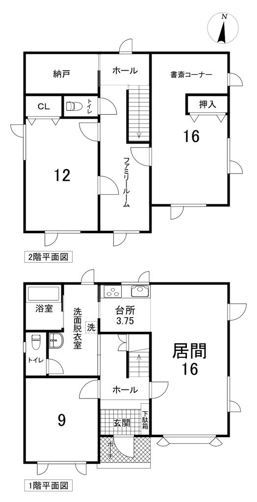 中古戸建　大正127番地19 間取り