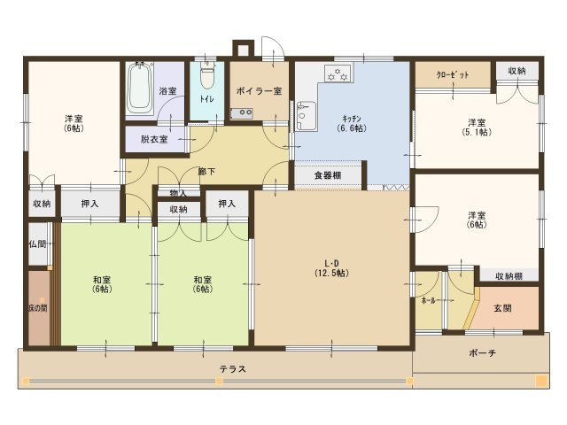 北見市東相内町 間取り