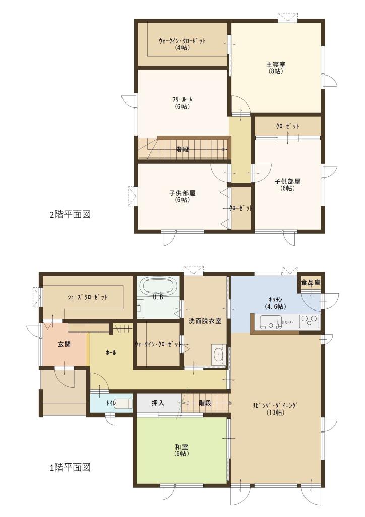 北見市寿町5丁目8番13 間取り