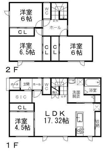 高栄東町４丁目１６４番　建売 間取り