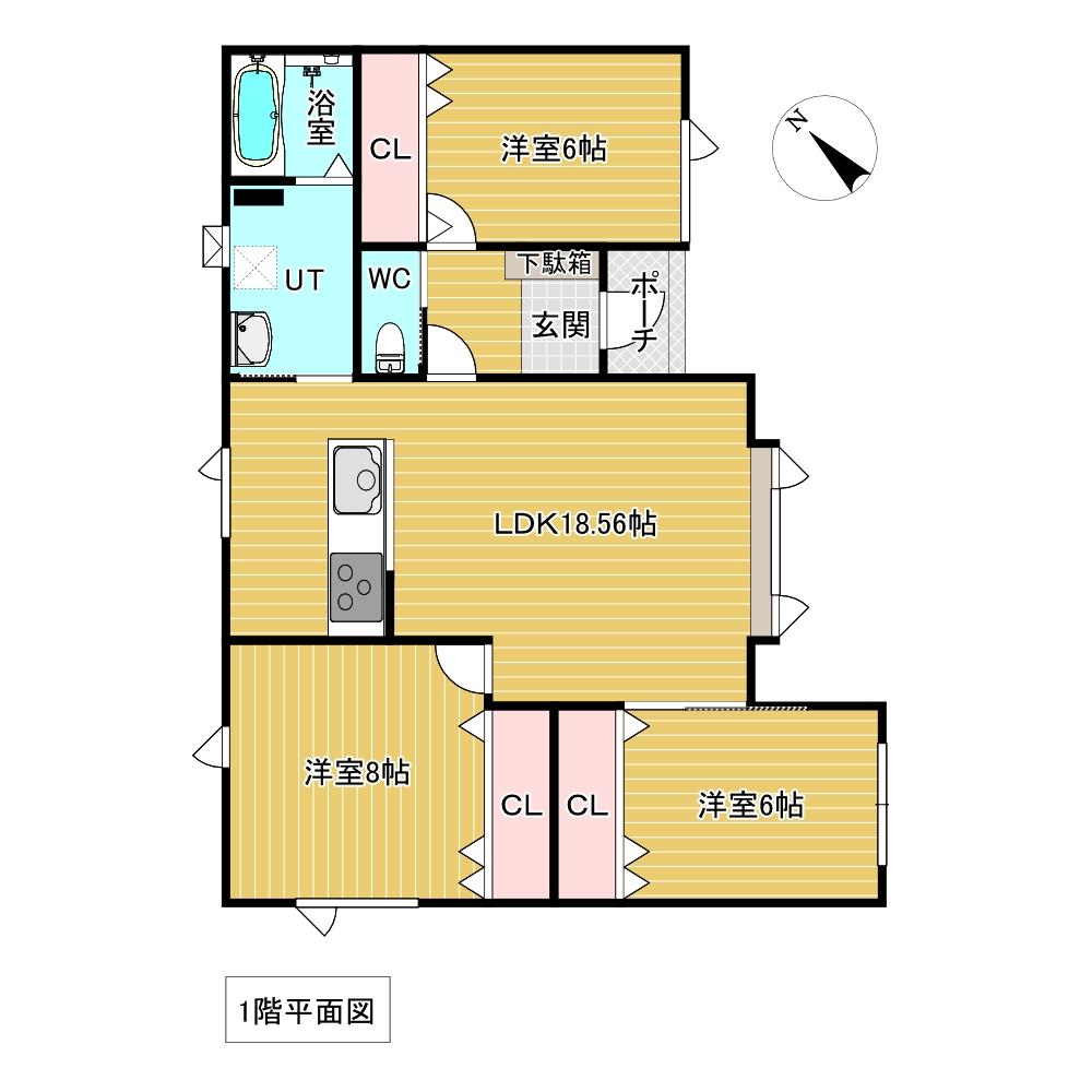 小泉２４４番　戸建て 間取り