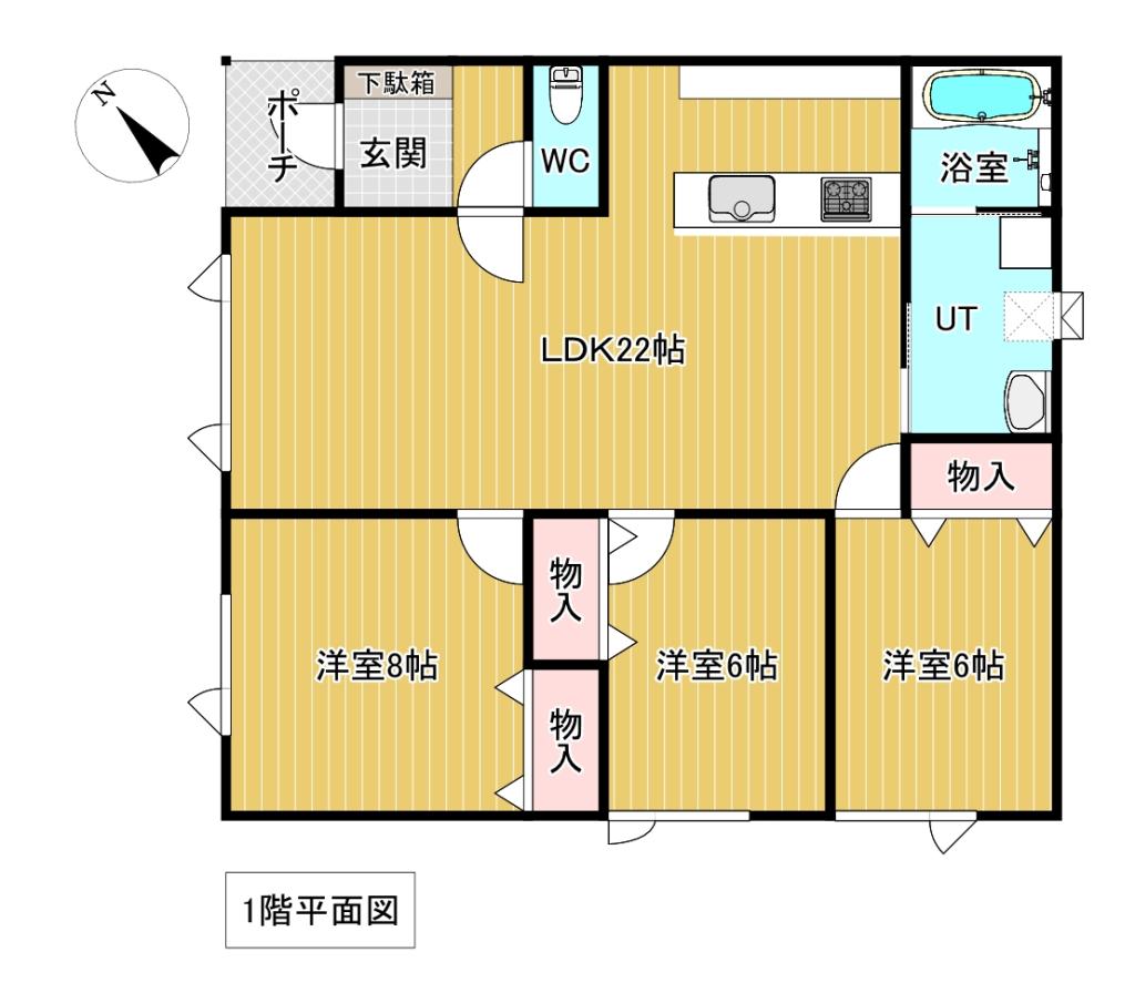 小泉６７５番　戸建て 間取り