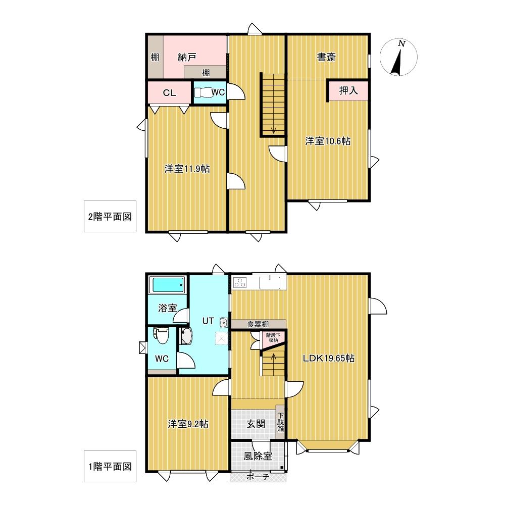 大正１２７番　戸建て 間取り