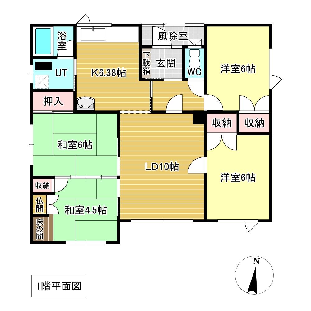 錦町１８０番　戸建て 間取り