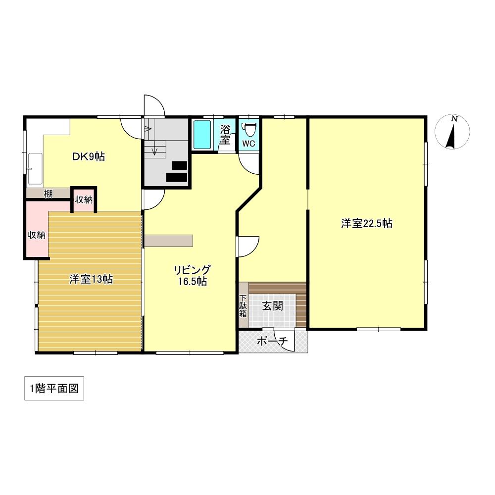 卸町２丁目１番　戸建て 間取り