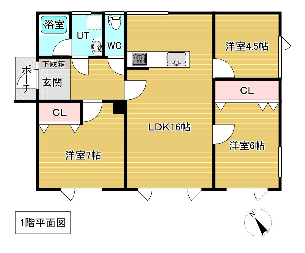 朝日町２９番　戸建て 間取り