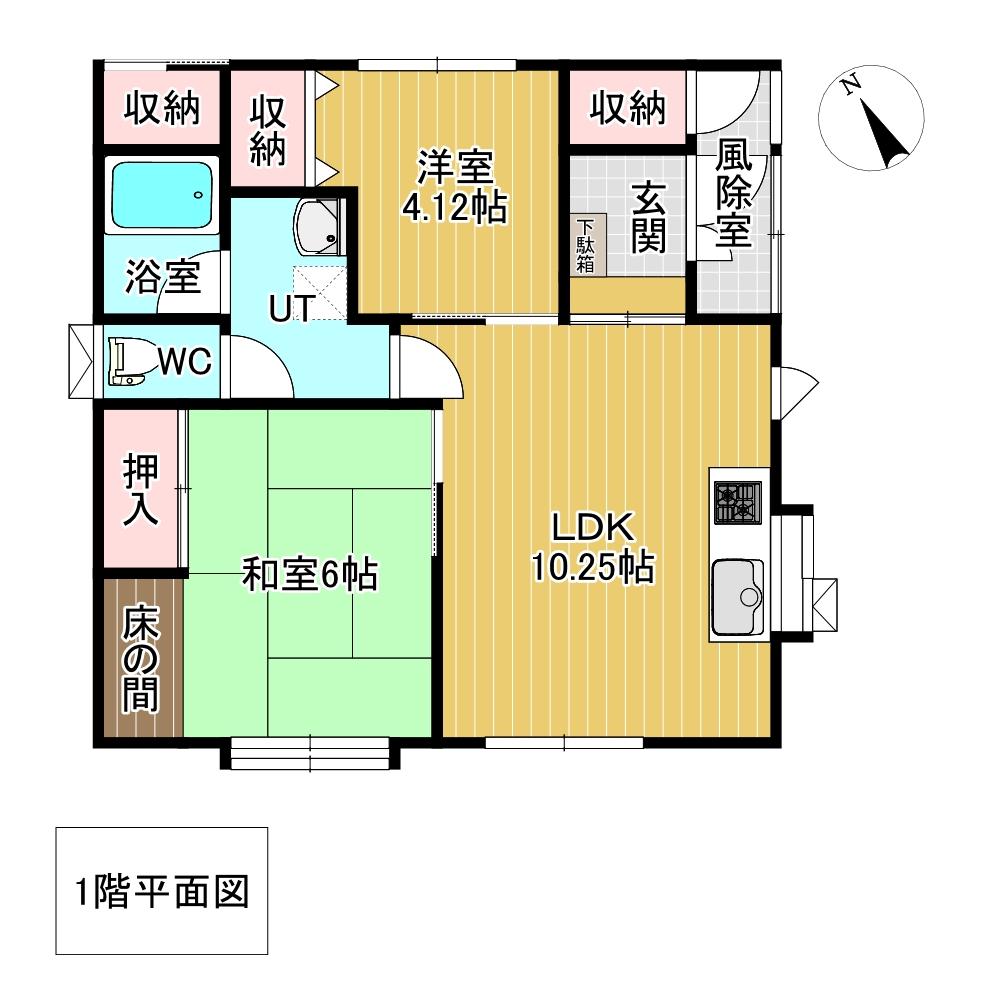 東陵町２８番　戸建て 間取り