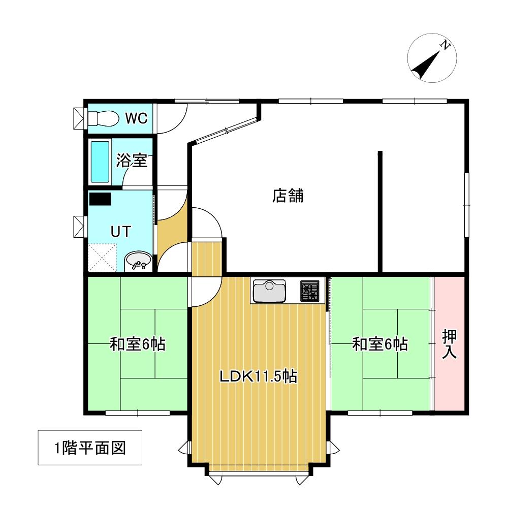 上ところ７８番　戸建て 間取り