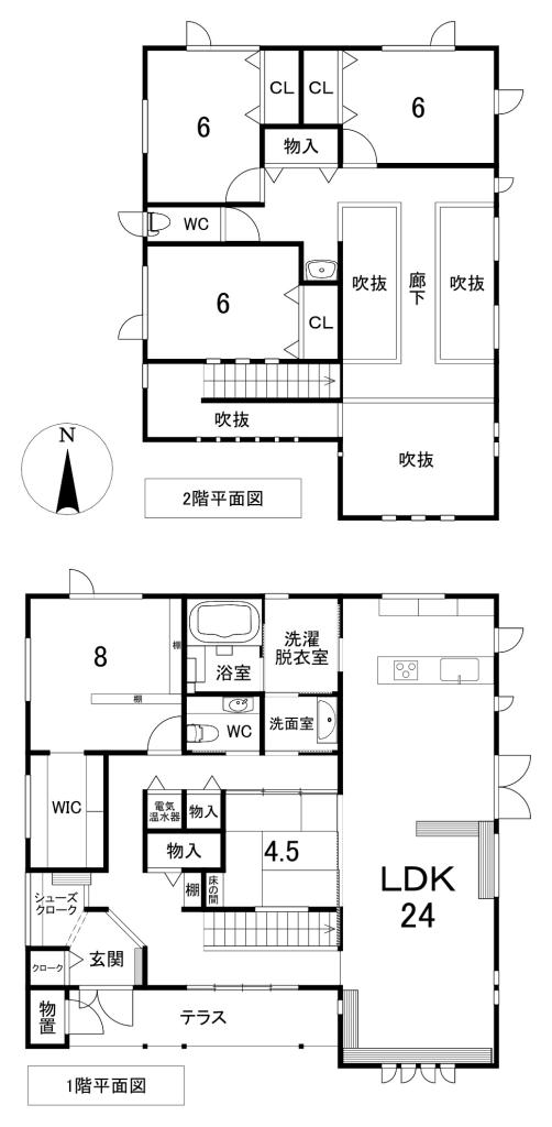 中古戸建　美山町東２丁目73番地163 間取り