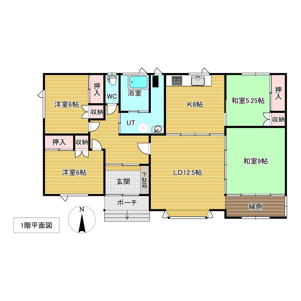 東相内町７番　戸建て 間取り