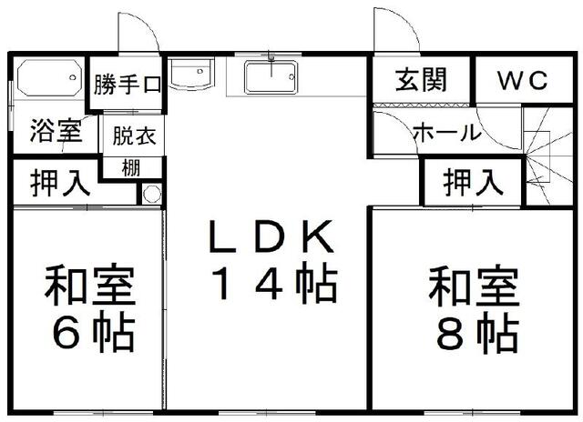 若葉４丁目３番　売家 間取り