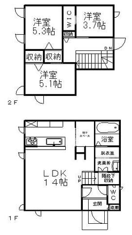 高砂町１１番　売家 間取り