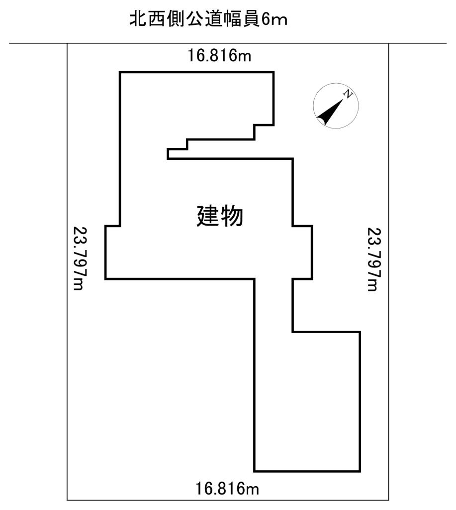 売土地　春光町３丁目21番15 間取り