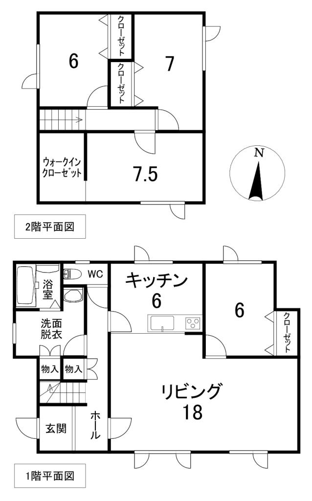 中古戸建　末広町370番地10 間取り